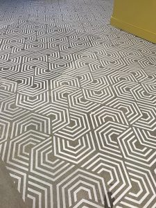 custom indoor vinyl floor graphics